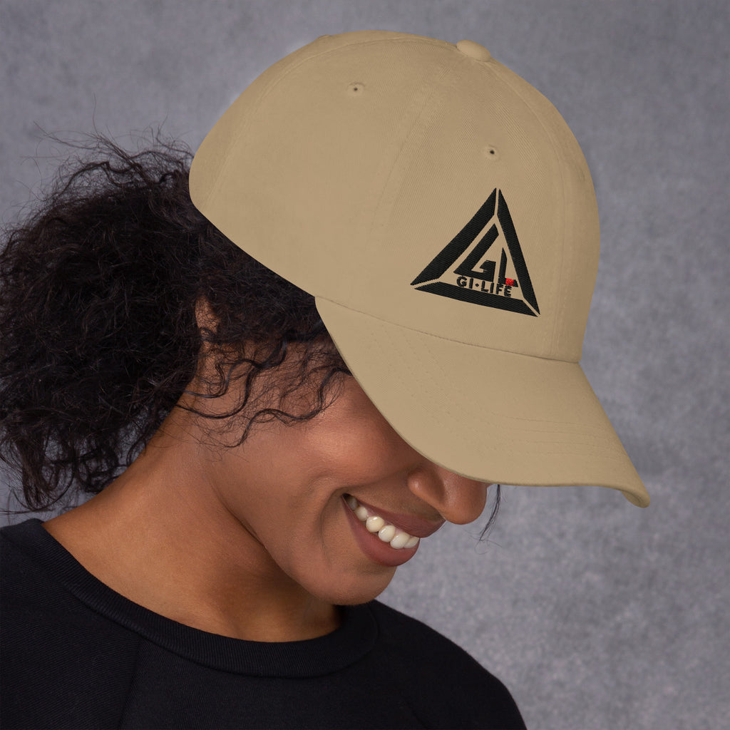 Khaki Jiu Jitsu Vibes dad hat, right side view