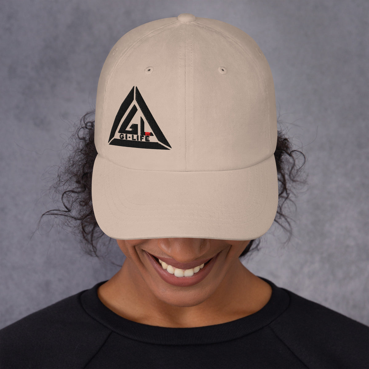 Stone Jiu Jitsu Vibes dad hat, front view